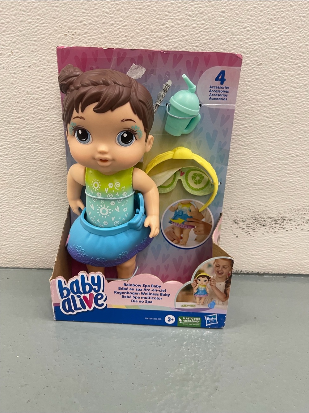 Rainbow Spa Baby Doll - Blue & Green
